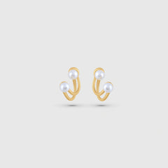 Duo Pearl Earrings