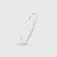 Wave Bangle Silver