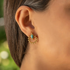 Solar Gem Earrings