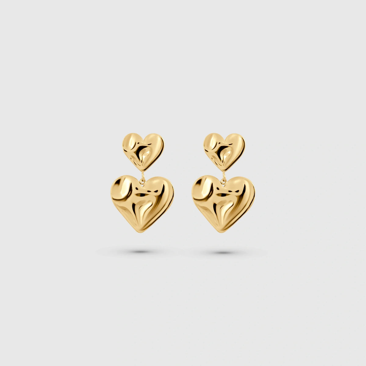 Double Heart Earrings
