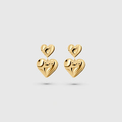 Double Heart Earrings