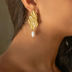 Golden Drift Earrings