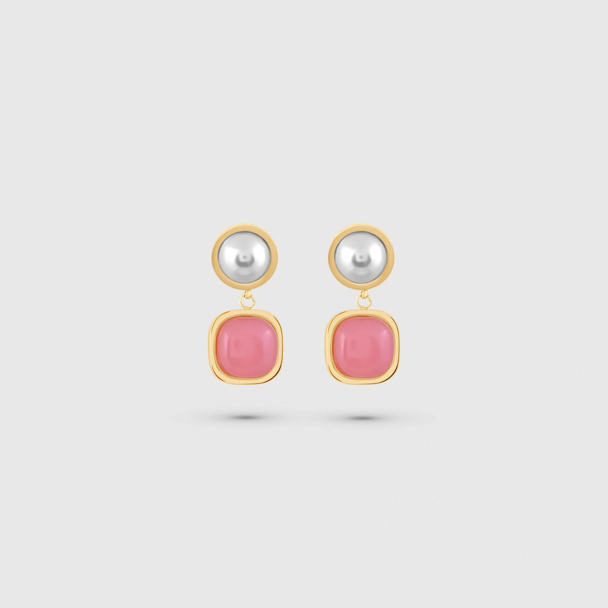 Blush Drop Earrings