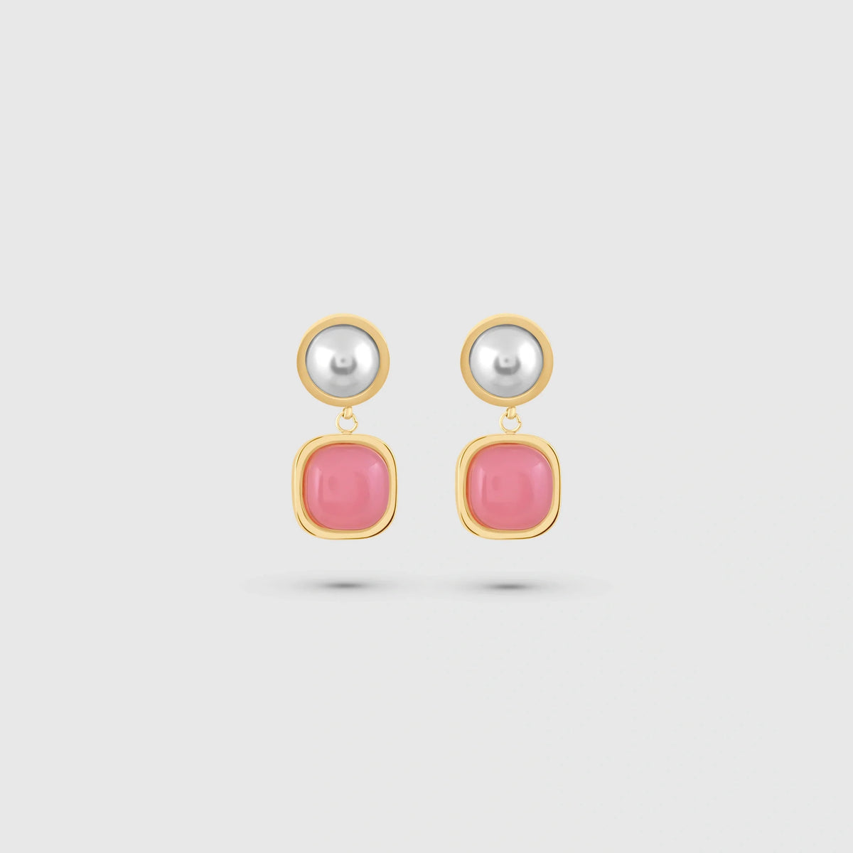 Blush Drop Earrings