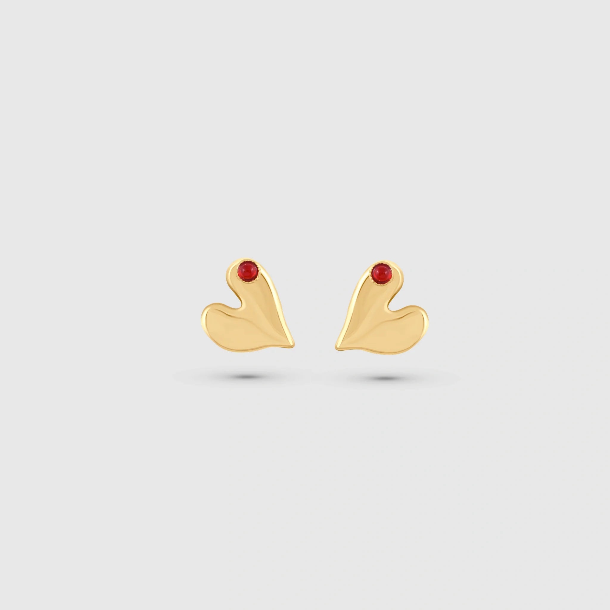 Puffy heart Earrings