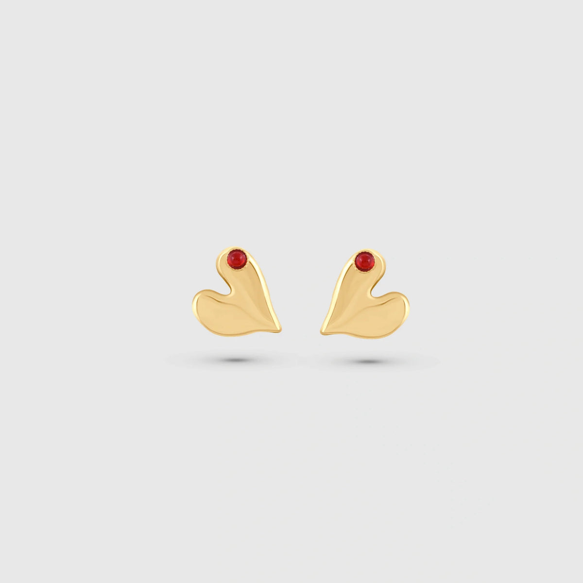Puffy heart Earrings