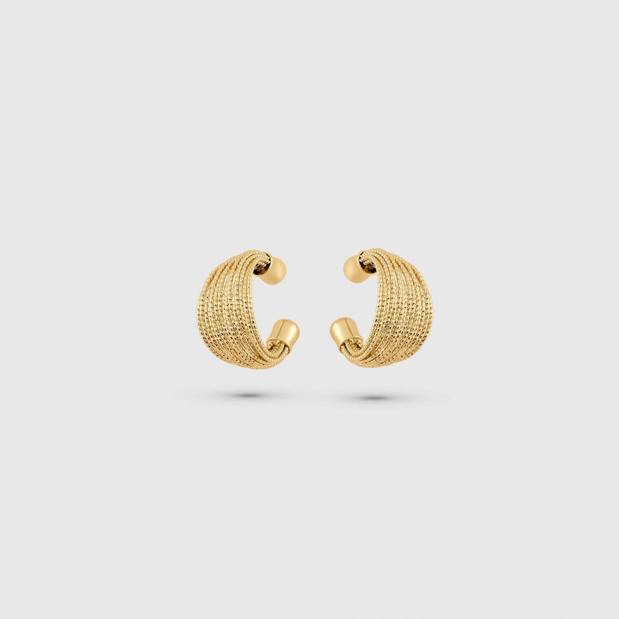 Golden Cascade Earrings