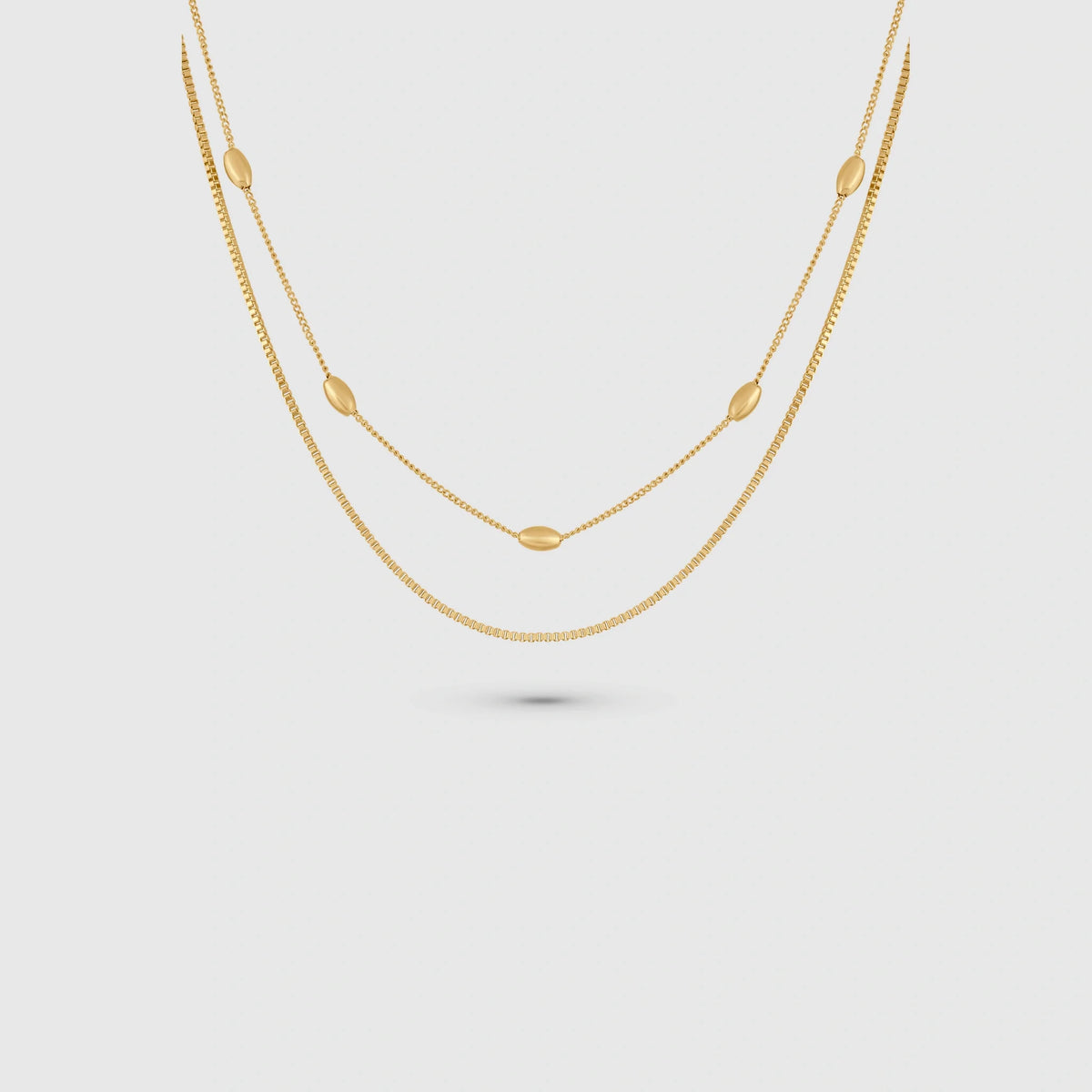 Dual Drop Necklace