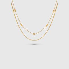 Dual Drop Necklace